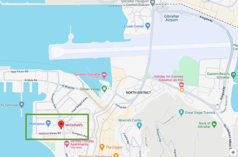 Morrisons Gibraltar Opening Times and Map – Gibraltar Deals